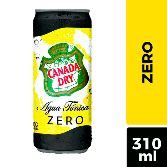 AGUA TONICA ZERO CANADA DRY LATA 310 CC