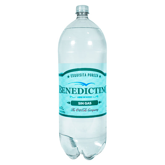 BENEDICTINO SIN GAS 3 LTS