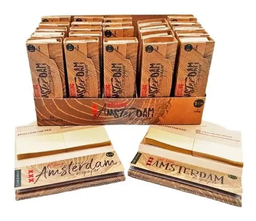 PAPELILLOS AMSTERDAM ORGANICO + BOQUILLA 1 1/4