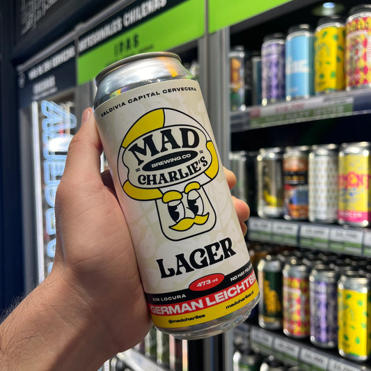 CERVEZA MAD CHARLIES LAGER 473 CC