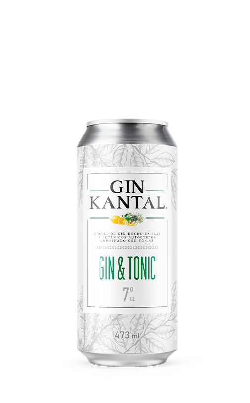 GIN KANTAL TONIC LATA 470 ML