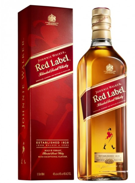 JOHNNIE WALKER RED LABEL 1000 CC