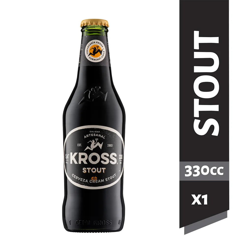 CERVEZA KROSS STOUT 5,3° 330 ML