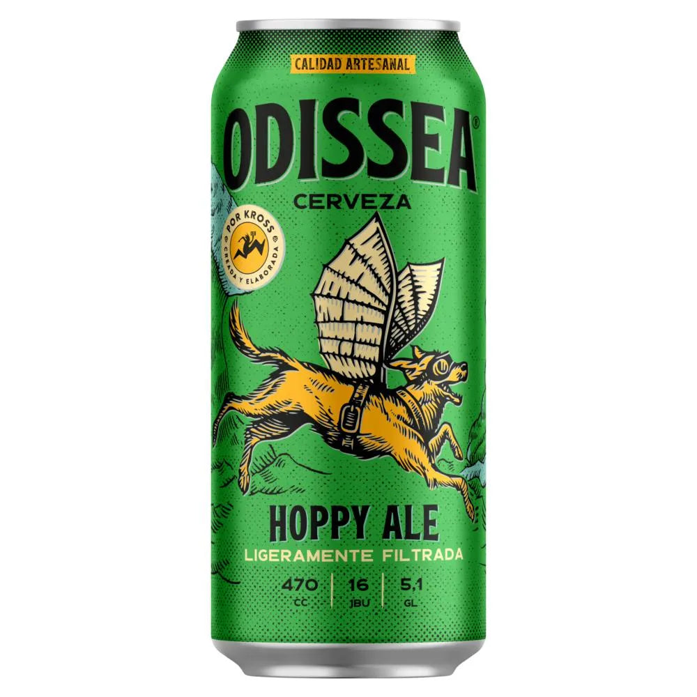 CERVEZA ODISSEA HOPPY ALE 5.1° 470 ML