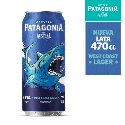 AUSTRAL PATAGONIA WEST COAST LAGER 470 CC