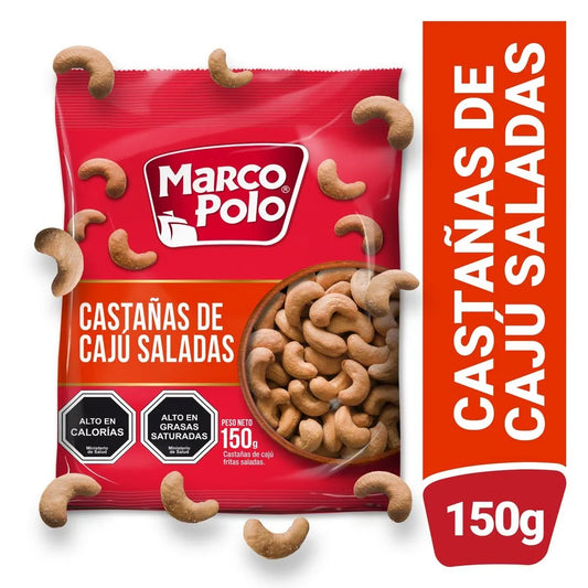 CASTAÑA DE CAJU SALADAS MARCO POLO 150 G