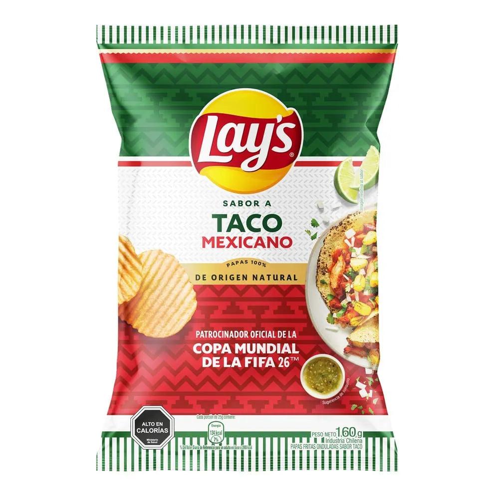 LAYS SABOR TACO MEXICANO 160 GR