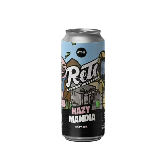 CERVEZA EL RETO HAZY MANDIAS HAZY IPA