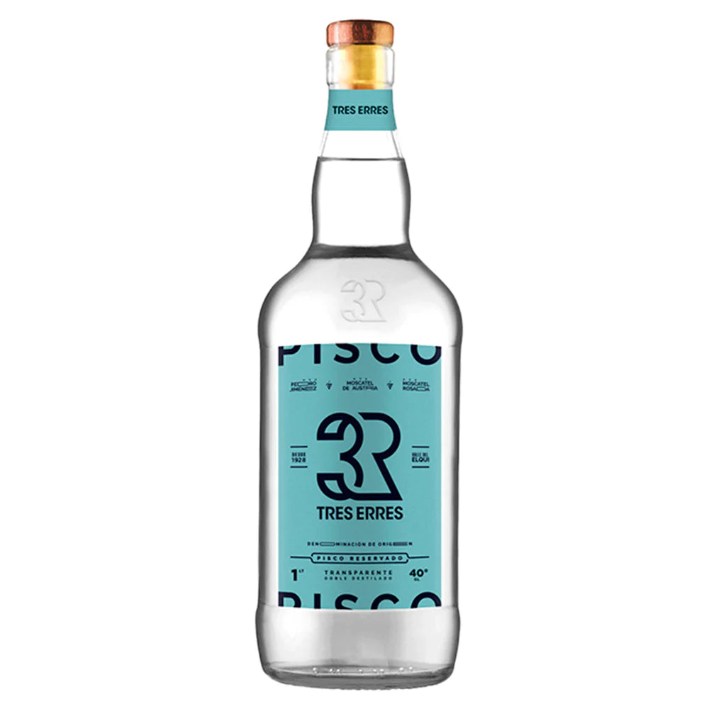 PISCO 3R 40° TRANSPARENTE 1000 CC