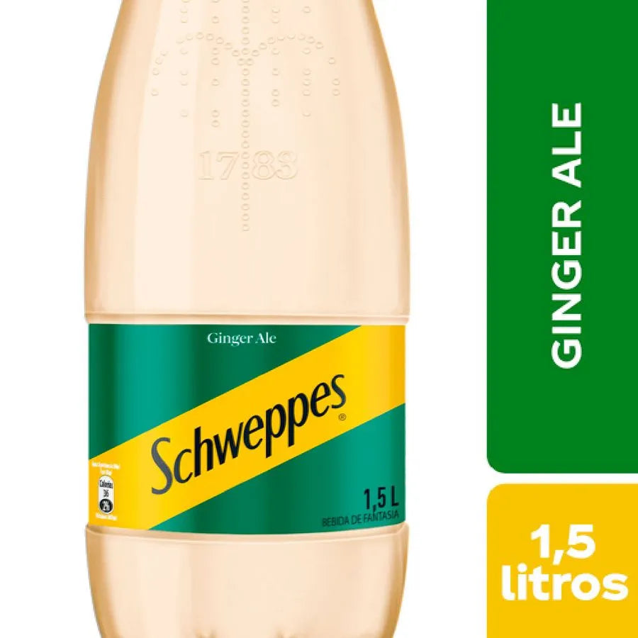 SCHWEPPES GINGER ALE 1,5 LITROS