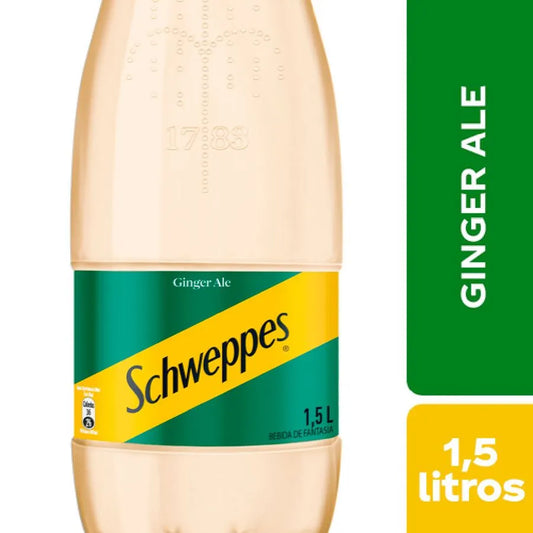 SCHWEPPES GINGER ALE 1,5 LITROS