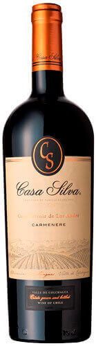VINO CASA SILVA GRAN TERROIR DE LOS ANDES CARMENERE CABERNET SAUVIGNON 750 ML