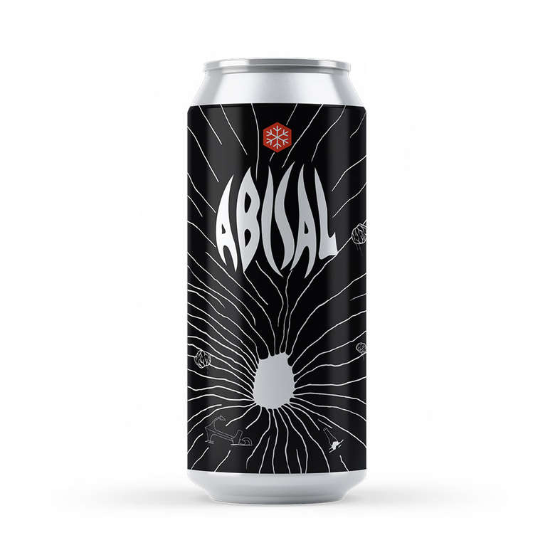 CERVEZA ARTESANAL GRANIZO ABISAL (IMPERIAL STOUT) 8° 473 ML