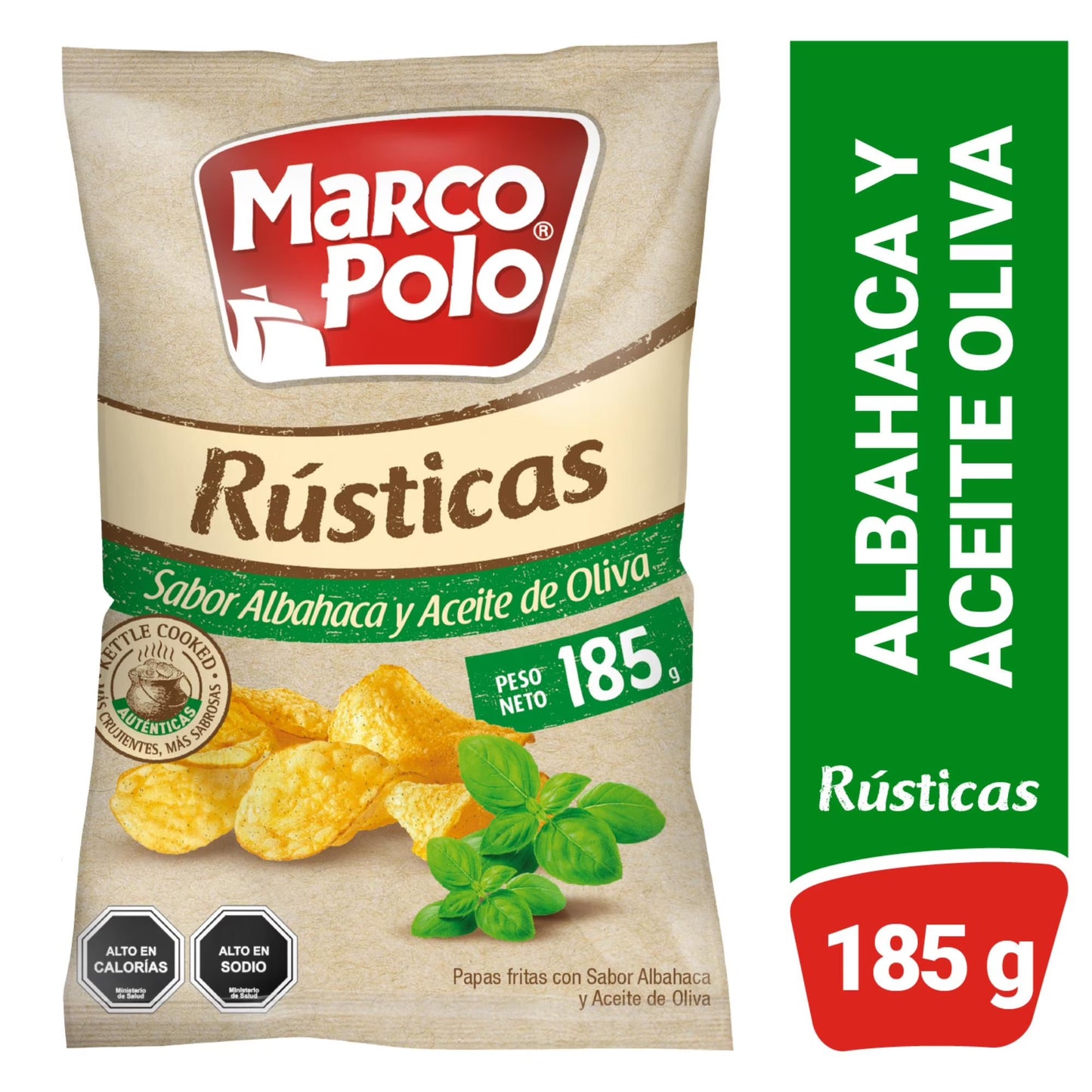 MARCO POLO RUSTICA ALBAHACA OLIVA 185G