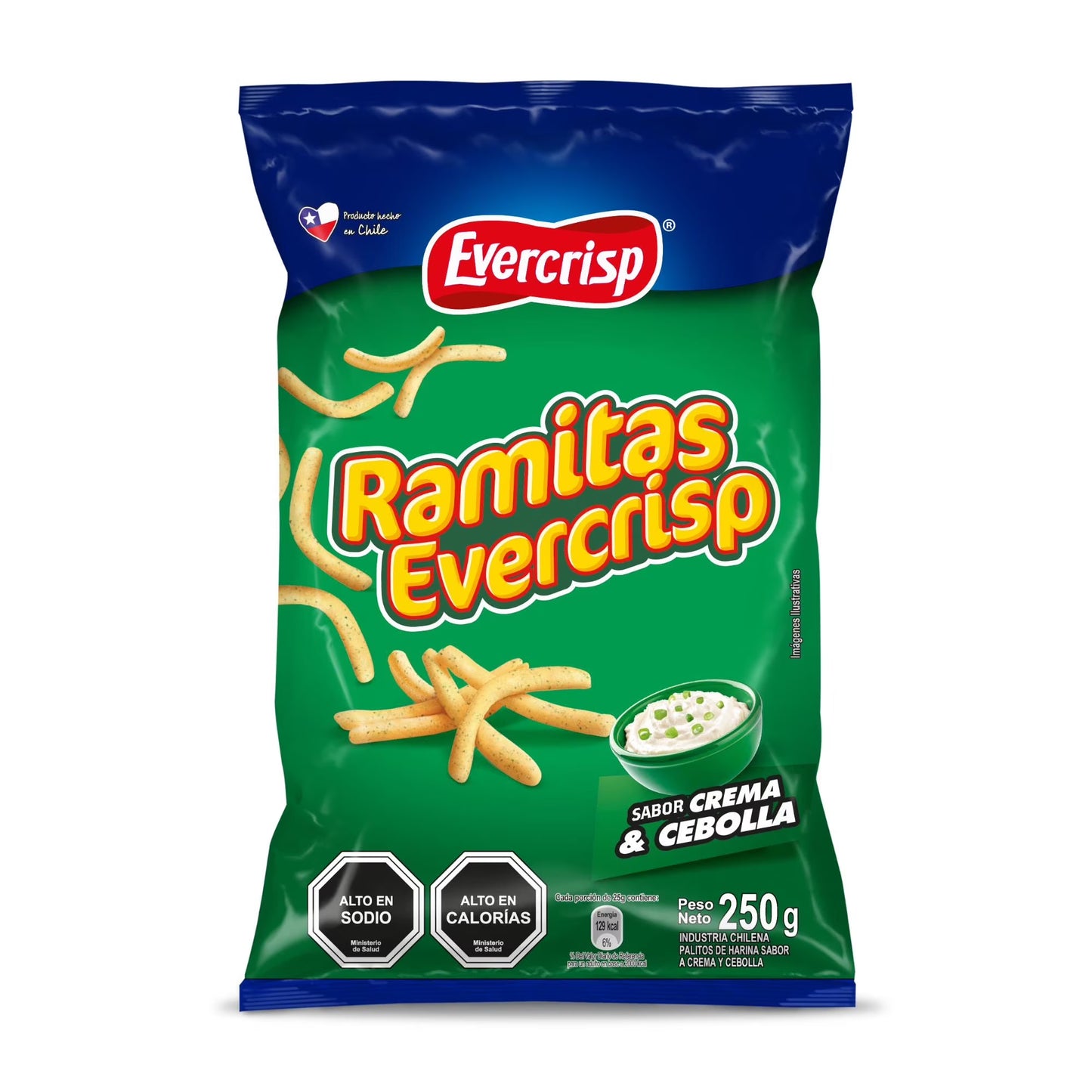 RAMITAS CEBOLLA Y CREMA 250 G