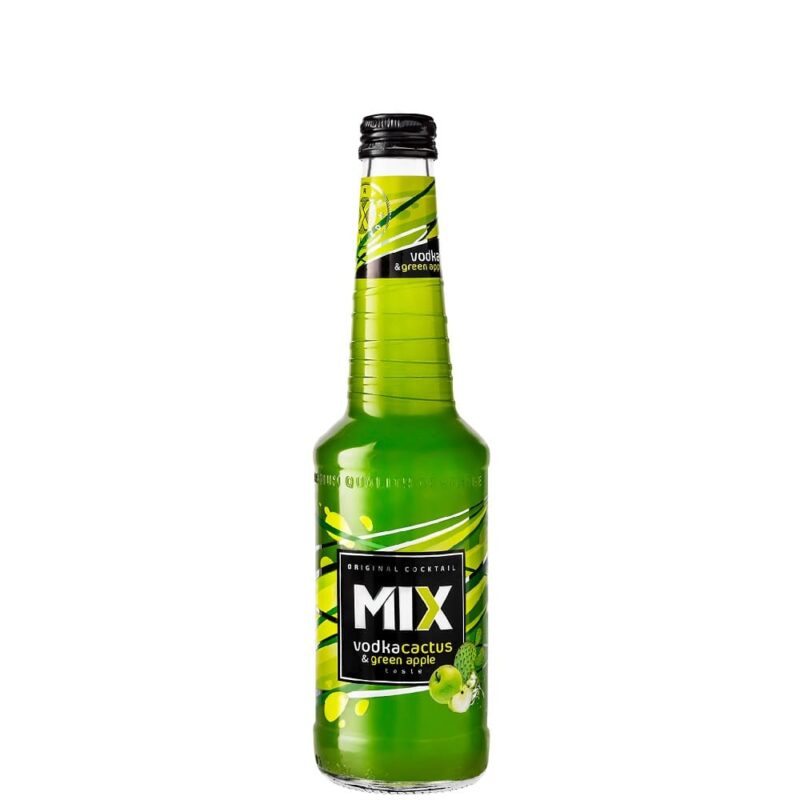 COCKTAIL MIX VODKA GREEN APPLE BOT 330CC 4°
