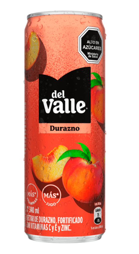 DEL VALLE DURAZNO 340 ML