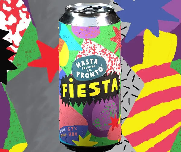 HASTA PRONTO FIESTA 473CC WEST COAST PILS 5,7°