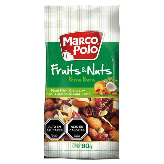 MARCO POLO FRUIT & NUTS VERDE 80G
