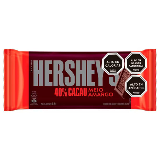 HERSHEYS 40% CACAO 82 GRS