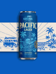 CERVEZA KROSS PACIFIC LAGER 4,8° 470 ML