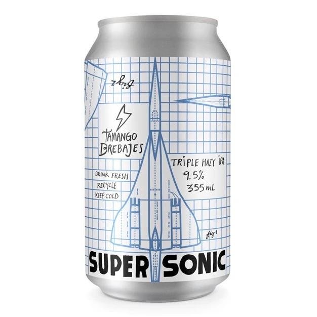 TAMANGO SUPER SONIC 9,5° TRIPLE HAZY IPA 355 ML