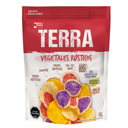 TERRA VEGETALES RUSTICOS 180 G