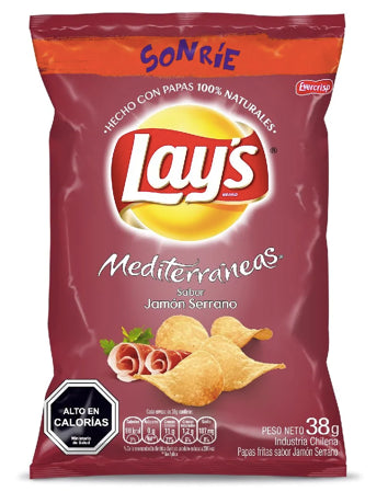 LAYS MEDITERRANEA JAMON 230 GR