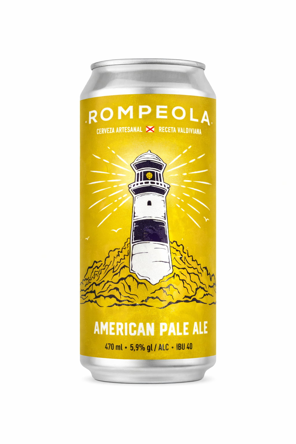 CERVEZA ARTESANAL ROMPEOLAS  AMERICAN PALE ALE 5,9° 470 ML