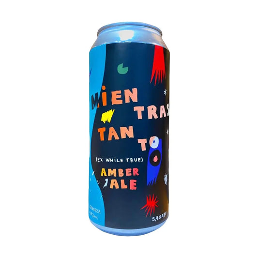 CERVEZA ARTESANAL HASTA PRONTO MIENTRAS TANTO AMERICAN AMBER ALE 5,4° 473 CC