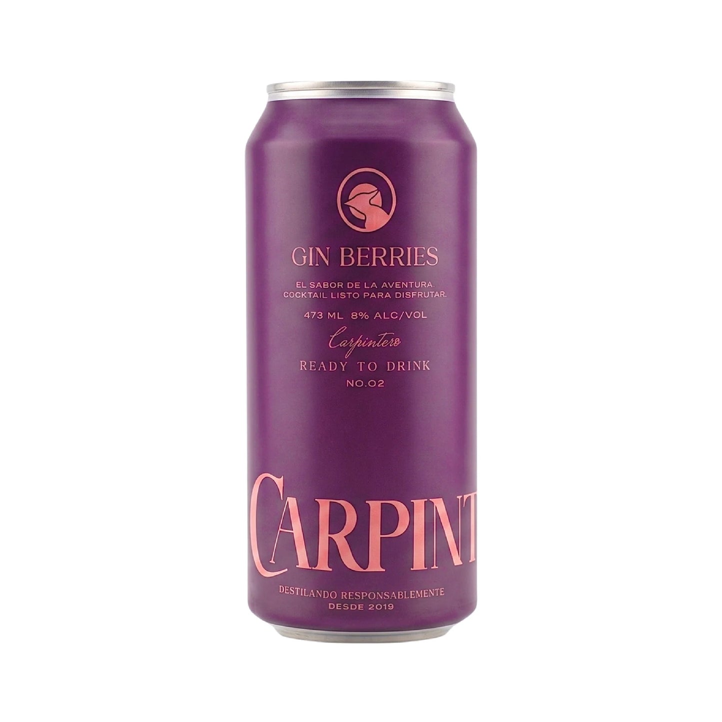 CARPINTERO LATA GIN BERRIES 473CC