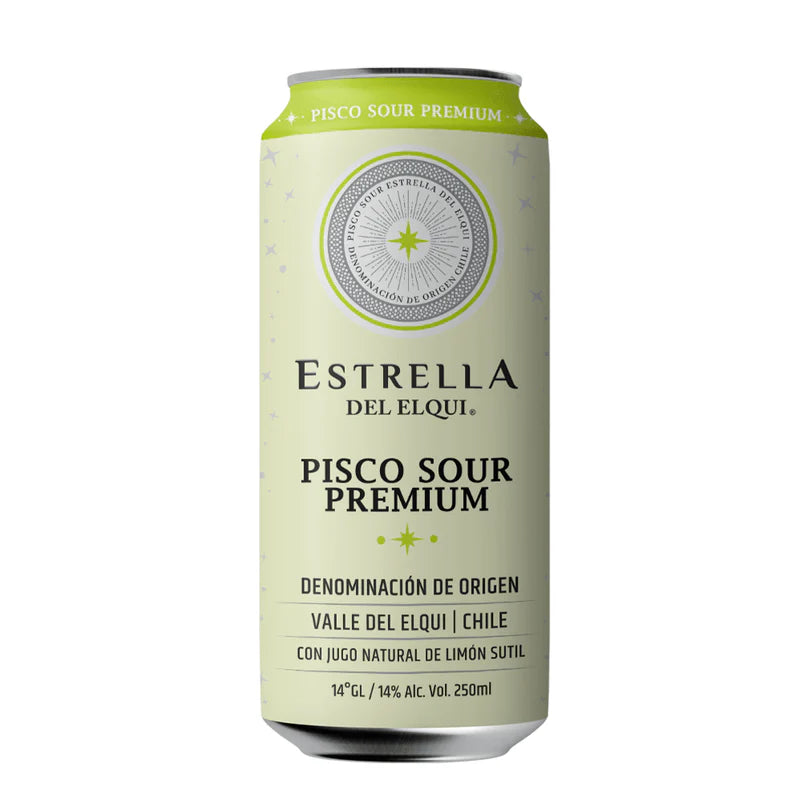 COCKTAIL ESTRELLA DEL ELQUI SOUR PREMIUM 14° 250 ML
