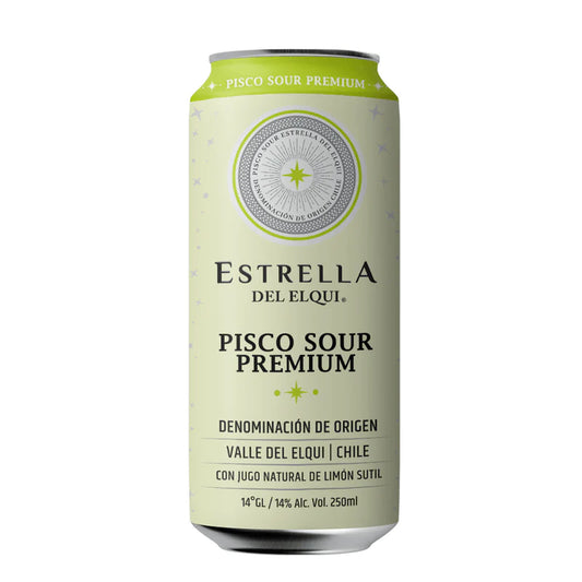 COCKTAIL ESTRELLA DEL ELQUI SOUR PREMIUM 14° 250 ML