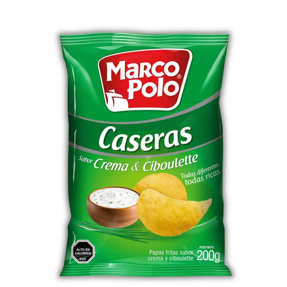 MARCO POLO PAPAS SABOR CREMA Y CIBOULETTE 180 GR