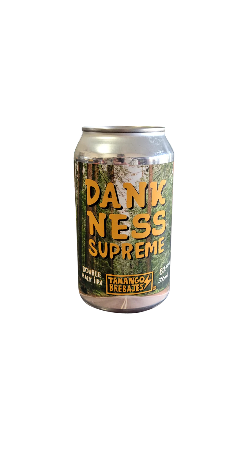 CERVEZA ARTESANAL TAMANGO DANKNESS SUPREME 8.0° 355 ML