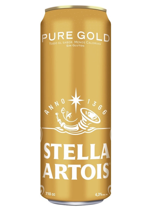 STELLA ARTOIS PURE GOLD 4,3 X 12 LAT 710 CC