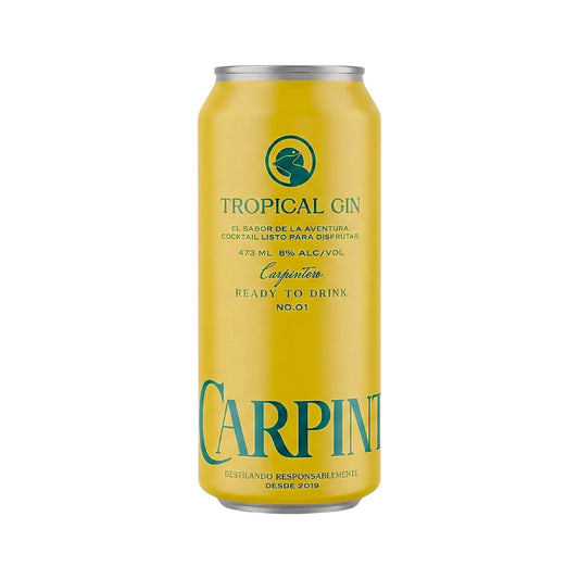 CARPINTERO LATA GIN TROPICAL GIN 473CC