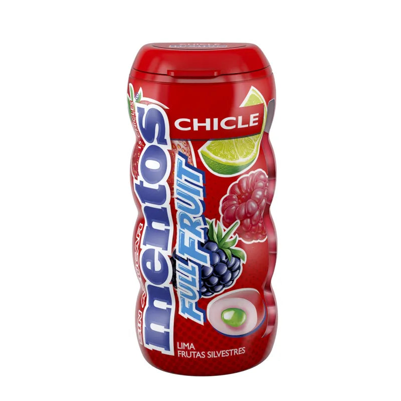 CHICLE MENTOS PURE FRUTAS 30G